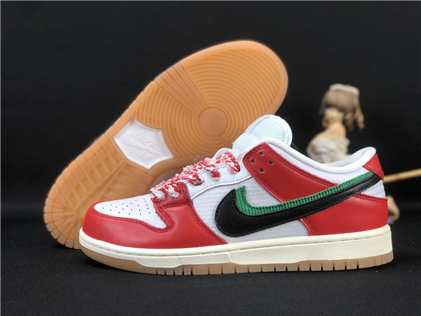Men's Dunk Low SB Red/White Shoes 095